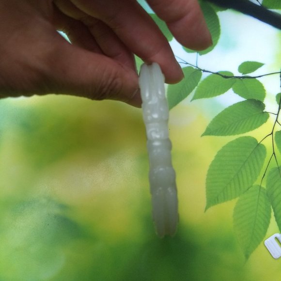 vintage 60s NWOT jade dragon bangle bracelet 🎈HOST PICK 🎈 - Picture 3 of 8